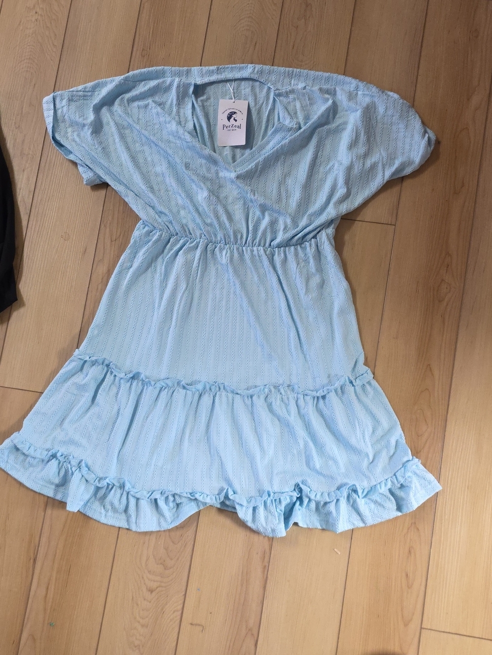 NwT Light Blue Ruffled Dress